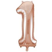 34IN ROSE GOLD NUMERAL 1