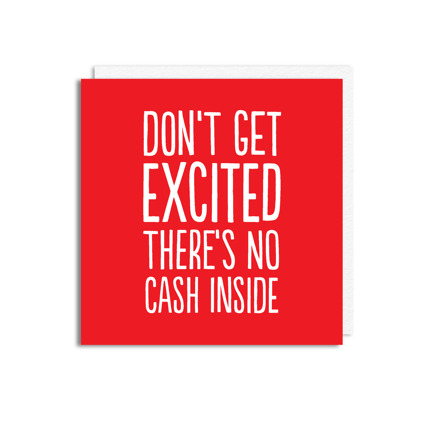 NO CASH INSIDE