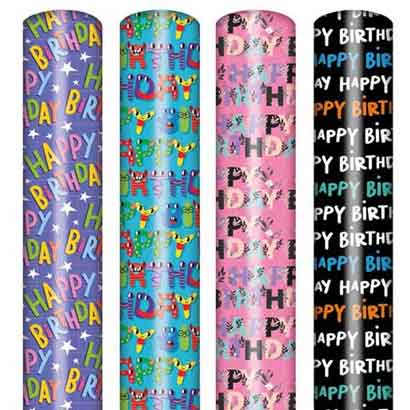 3m HAPPY BIRTHDAY ROLL WRAP