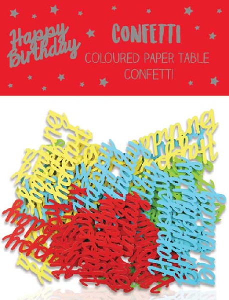 HAPPY BIRTHDAY PAPER CONFETTI