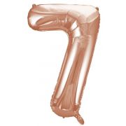 34IN ROSE GOLD NUMERAL 7