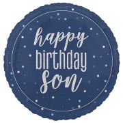 18in GLITZ BLUE SON FOIL BALLOON
