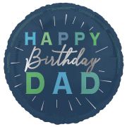 18in HAPPY BIRTHDAY DAD FOIL BALLOON