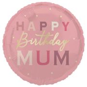 18in HAPPY BIRTHDAY MUM FOIL BALLOON