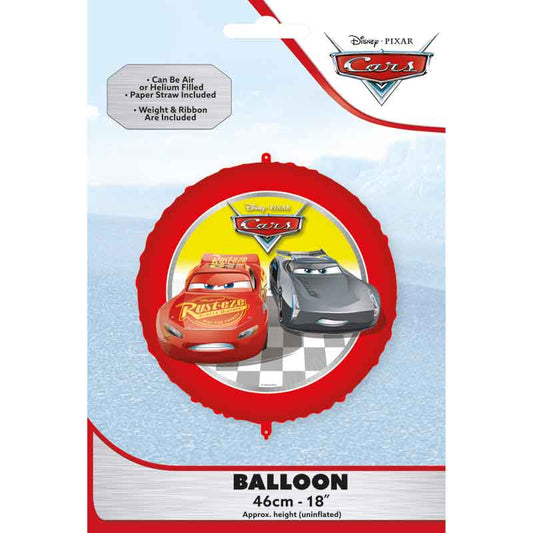 18in CARS TOP RACERS FOIL BALLOON