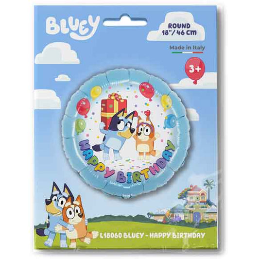 18in BLUEY BIRTHDAY FOIL BALLOON