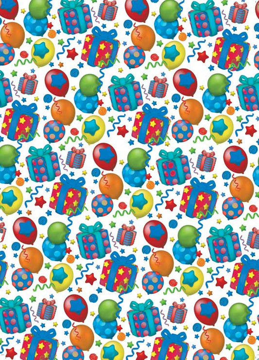 JUVENILE MALE GIFT SHEET WRAP