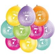 9IN HAPPY 7TH BIRTHDAY BALLOONS