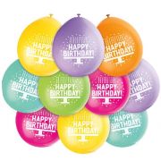 9IN HAPPY BIRTHDAY BALLOONS