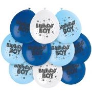 9IN BIRTHDAY BOY BALLOONS
